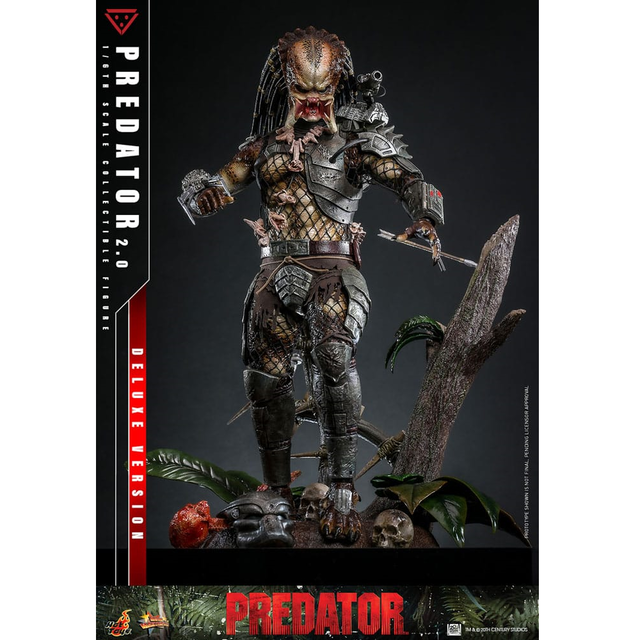 Predator Movie Masterpiece Action Figure 1/6 Predator (2.0) Deluxe Version 34cm