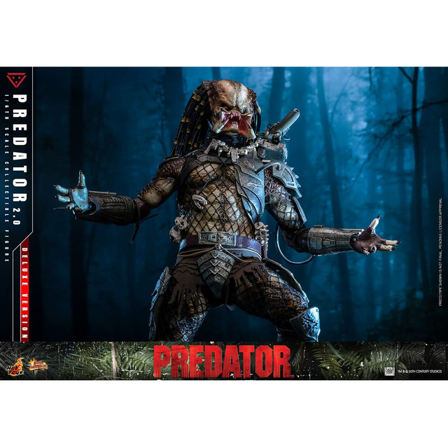 Predator Movie Masterpiece Action Figure 1/6 Predator (2.0) Deluxe Version 34cm