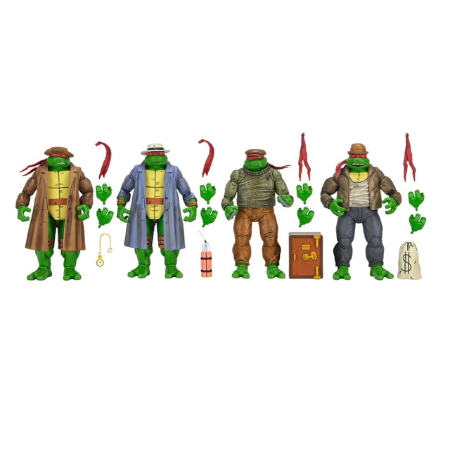 Teenage Mutant Ninja Turtles Gangster Turtles (Mirage Comics) Action Figure 4-Pack 18cm