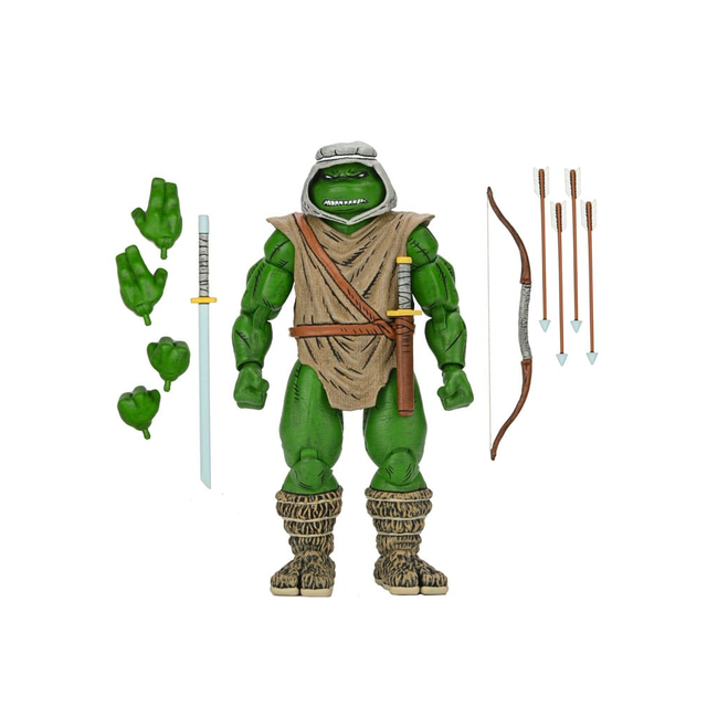 NECA Teenage Mutant Ninja Turtles Hunter Leonardo (Mirage Comics) Action Figure 18cm