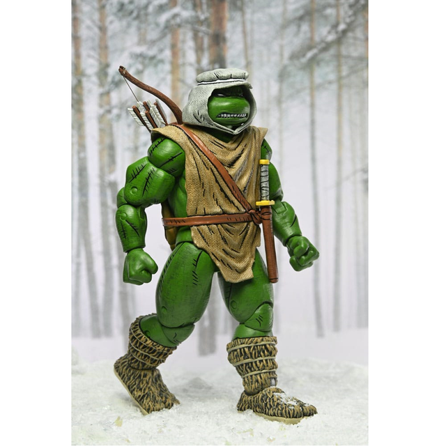 NECA Teenage Mutant Ninja Turtles Hunter Leonardo (Mirage Comics) Action Figure 18cm