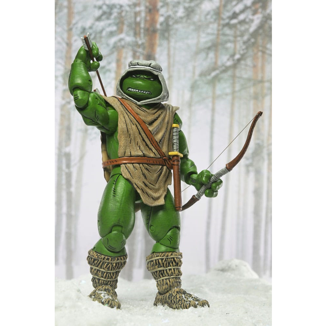 NECA Teenage Mutant Ninja Turtles Hunter Leonardo (Mirage Comics) Action Figure 18cm
