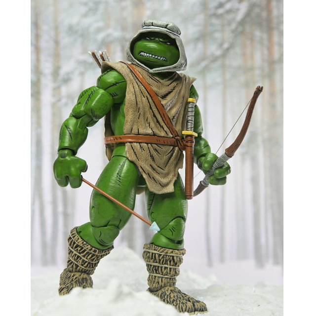NECA Teenage Mutant Ninja Turtles Hunter Leonardo (Mirage Comics) Action Figure 18cm