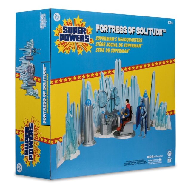 DC Direct Playset Fortress of Solitude with Superman Robot