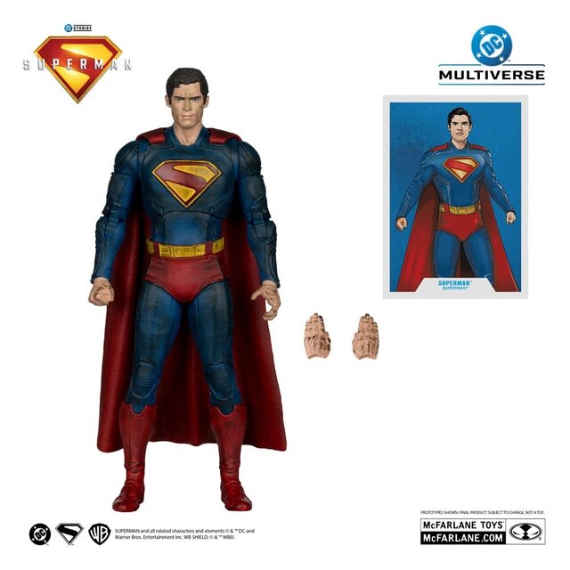DC Multiverse Superman (Battle Damaged) (Gold Label) Action Figure 18cm