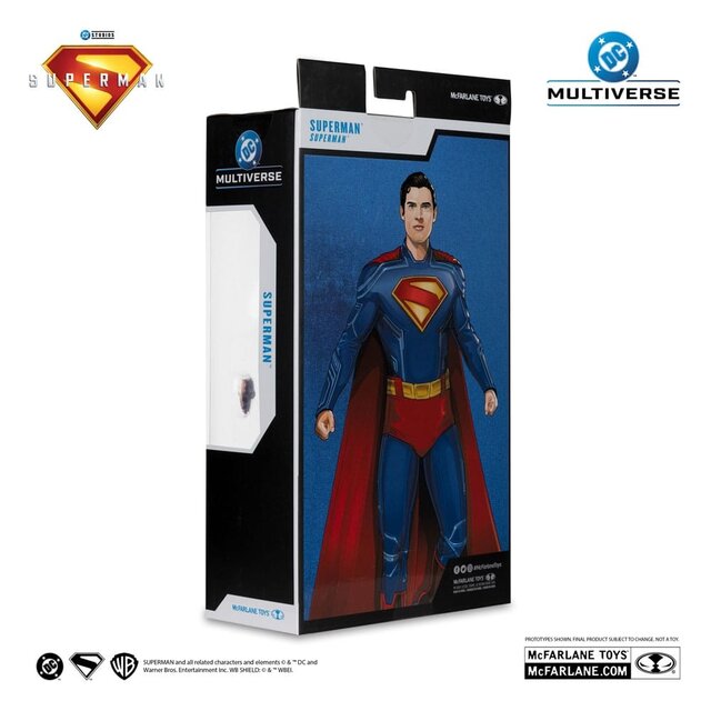 DC Multiverse Superman (Battle Damaged) (Gold Label) Action Figure 18cm