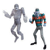 Teenage Mutant Ninja Turtles: Saturday Morning Adventures Action Figure 2-Pack Creepy Eddie & Shibano-Sama 17cm