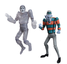 Teenage Mutant Ninja Turtles: Saturday Morning Adventures Action Figure 2-Pack Creepy Eddie & Shibano-Sama 17cm