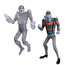 NECA Teenage Mutant Ninja Turtles: Saturday Morning Adventures Action Figure 2-Pack Creepy Eddie & Shibano-Sama 17cm