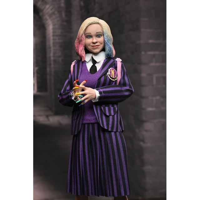 Wednesday Addams (Nevermore Uniform) and Enid 20cm