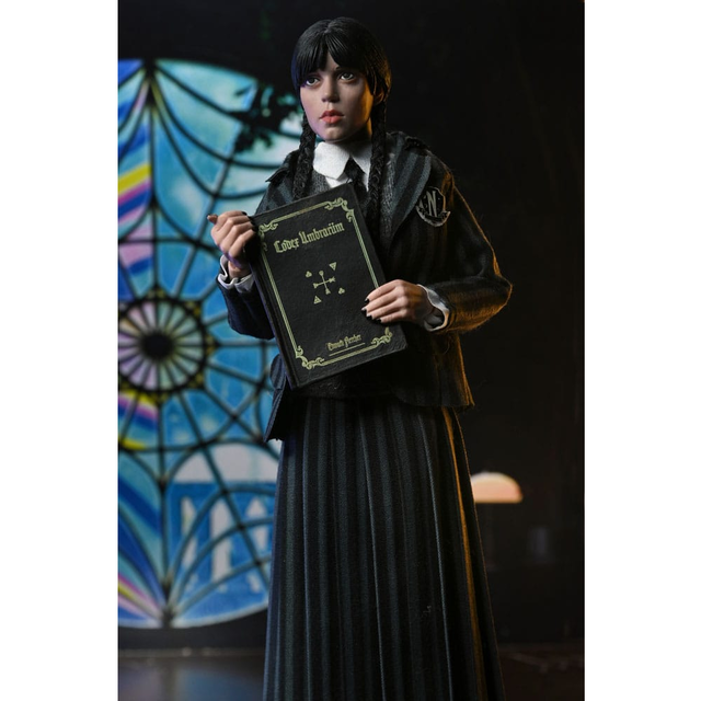 Wednesday Addams (Nevermore Uniform) and Enid 20cm