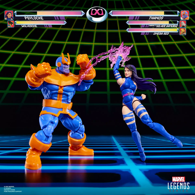 Marvel Legends Gamerverse 2-Pack Psylocke vs. Thanos 15cm