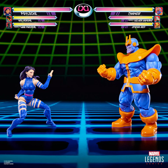 Marvel Legends Gamerverse 2-Pack Psylocke vs. Thanos 15cm