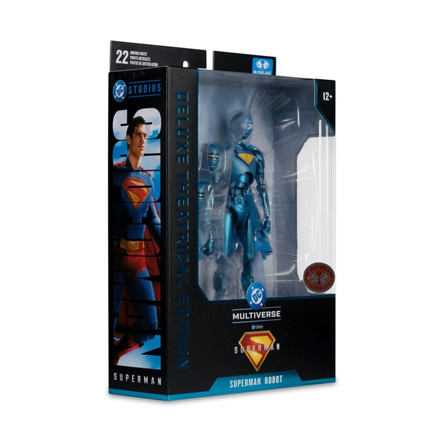 DC Multiverse Superman Robot Deluxe Theatrical Edition (Red Platinum) 18cm DC Multiverse Superman Robot Deluxe Theatrical Edition (Red Platinum) 18cm