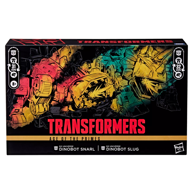 Transformers: Age of the Primes G2 Universe Dinobot Snarl and Dinobot Slug Transformers: Age of the Primes G2 Universe Dinobot Snarl and Dinobot Slug