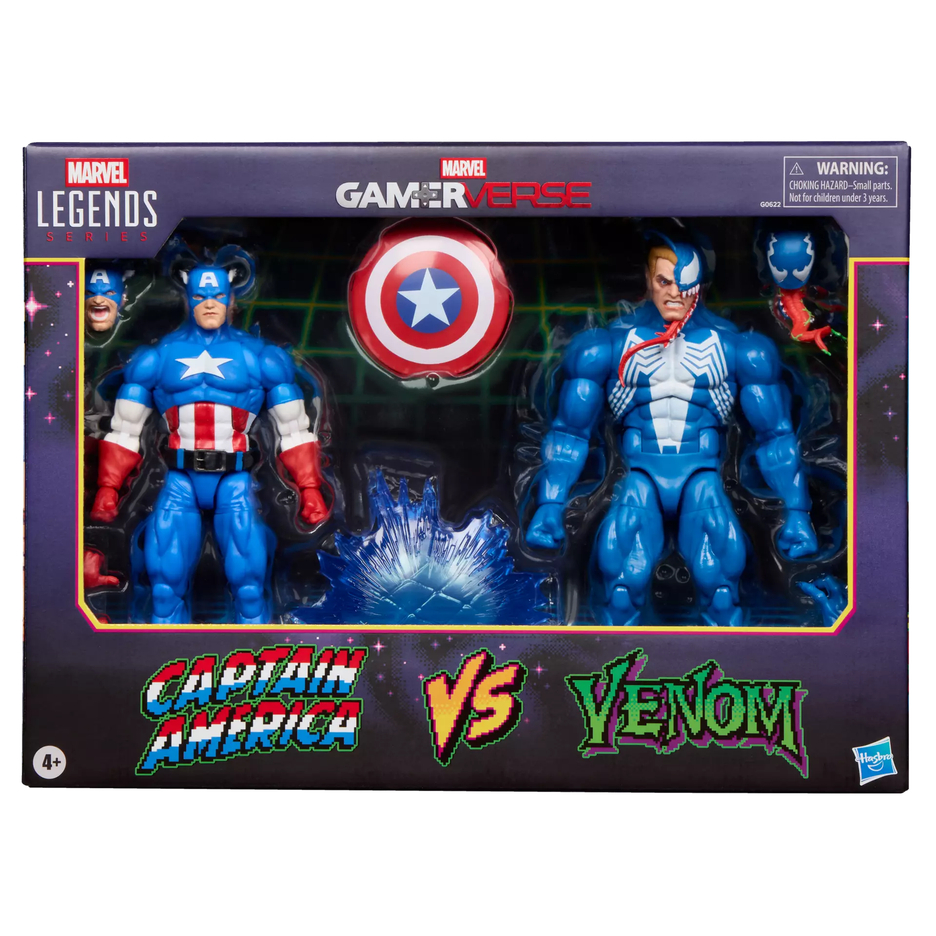 Hasbro Marvel Legends Captain America vs Venom afbeelding