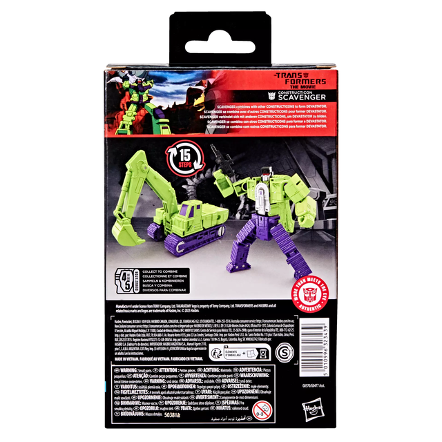 Transformers the Movie Studio Series Deluxe Class Constructicon Scavenger 11,5cm