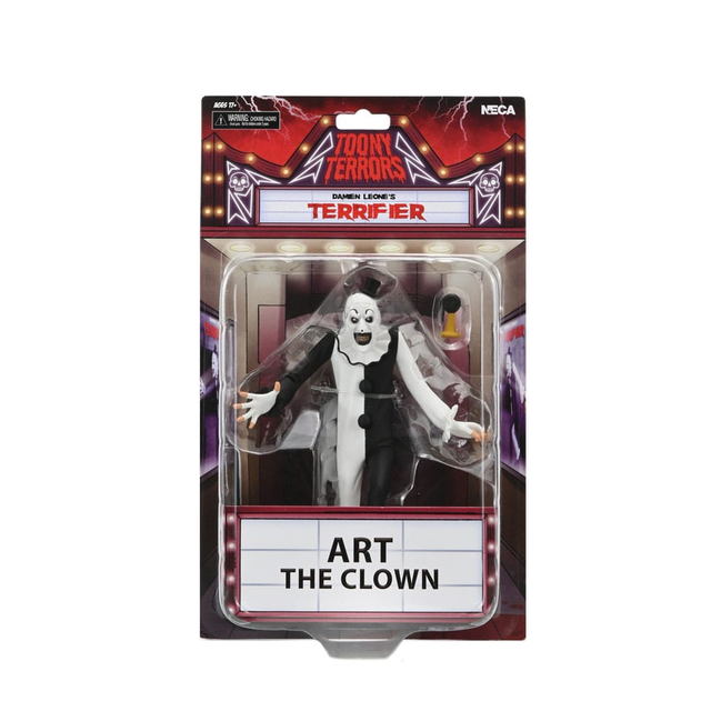 Terrifier Toony Terrors Action Figure Art the Clown 15cm