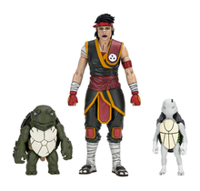 Teenage Mutant Ninja Turtles (The Last Ronin) Casey Marie with Baby Odyn & Uno 17cm