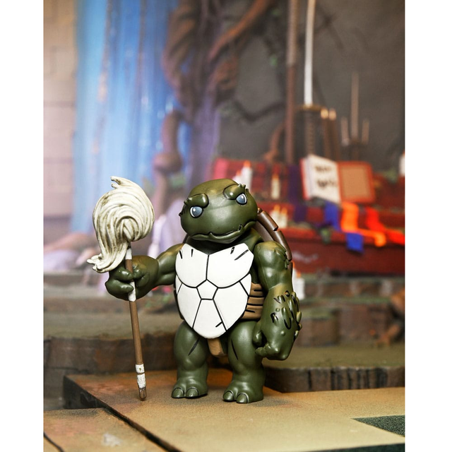 Teenage Mutant Ninja Turtles (The Last Ronin) Casey Marie with Baby Odyn & Uno 17cm