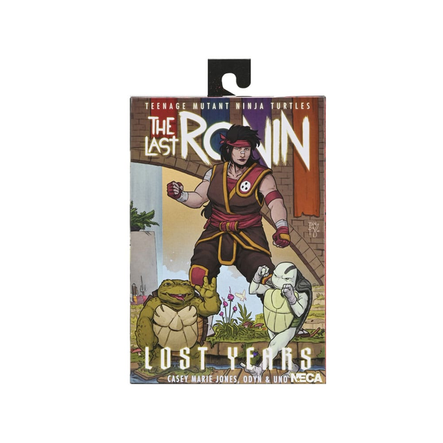 Teenage Mutant Ninja Turtles (The Last Ronin) Casey Marie with Baby Odyn & Uno 17cm