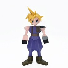 Final Fantasy VII Polygon Cloud Strife