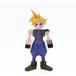 Final Fantasy VII Polygon Cloud Strife
