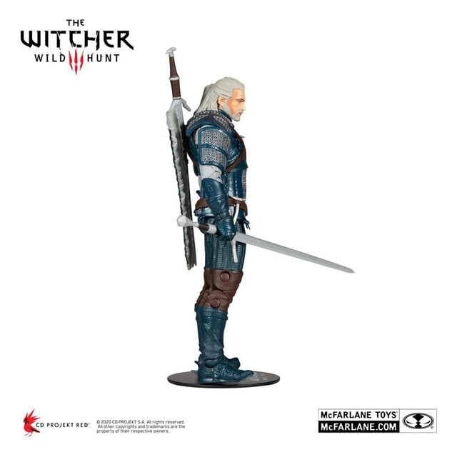 The Witcher 3: Wild Hunt Action Figure Geralt of Rivia (Viper Armor: Teal Dye) 18cm