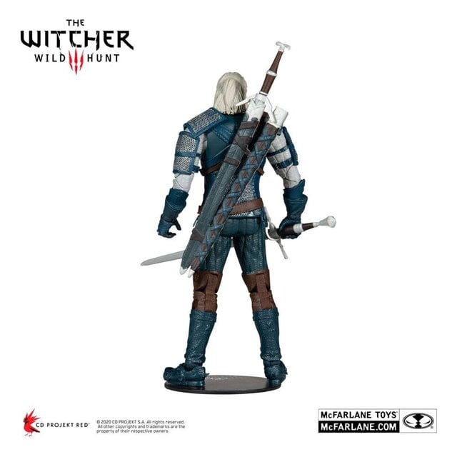 The Witcher 3: Wild Hunt Action Figure Geralt of Rivia (Viper Armor: Teal Dye) 18cm