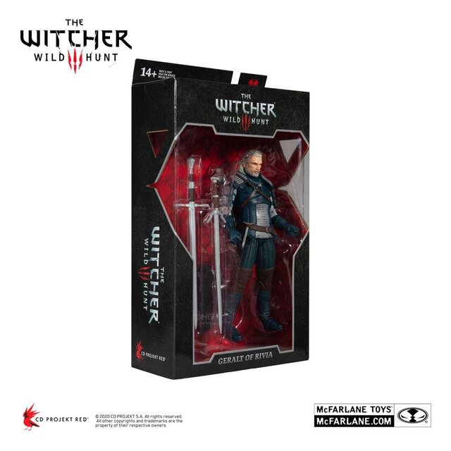The Witcher 3: Wild Hunt Action Figure Geralt of Rivia (Viper Armor: Teal Dye) 18cm