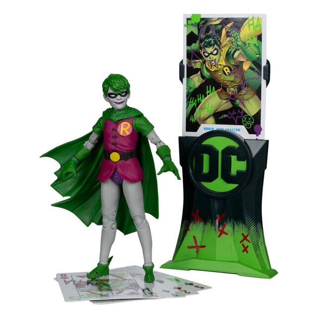 DC Multiverse Action Figure Robin (Dick Grayson) Jokerized (Gold Label) 18cm