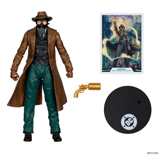 DC Multiverse Sandman (Wesley Dodds: The Sandman) (Gold Label) Action Figure 18cm