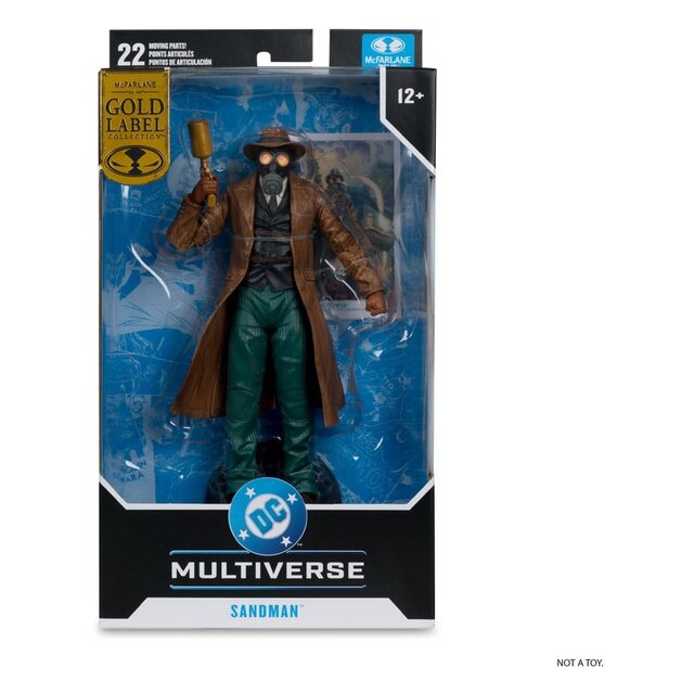 DC Multiverse Sandman (Wesley Dodds: The Sandman) (Gold Label) Action Figure 18cm