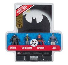 DC Direct Page Punchers Action Figure 4-Pack Batman & Son of Batman & Superman & Joker