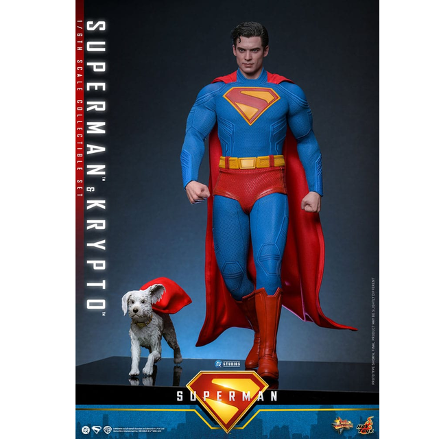 Superman Movie Masterpiece Action Figure 1/6 Superman & Krypto 33cm