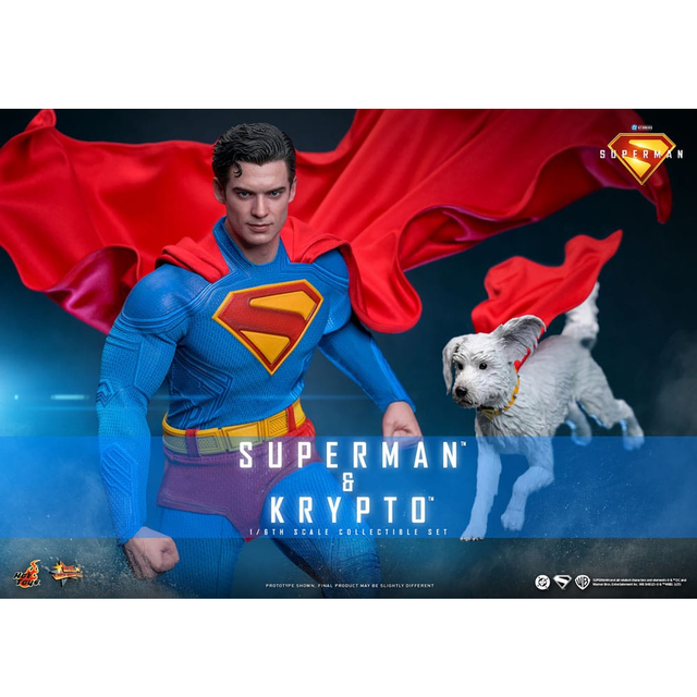 Superman Movie Masterpiece Action Figure 1/6 Superman & Krypto 33cm