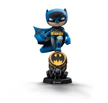 Batman Comics Minico Statue Batman on Bat-Signal (Blue Variant) 19cm