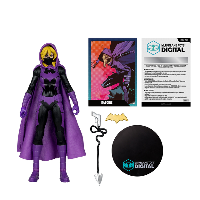 DC Direct McFarlane Digital Batgirl Stephanie Brown (Batgirls) Action Figure 17cm