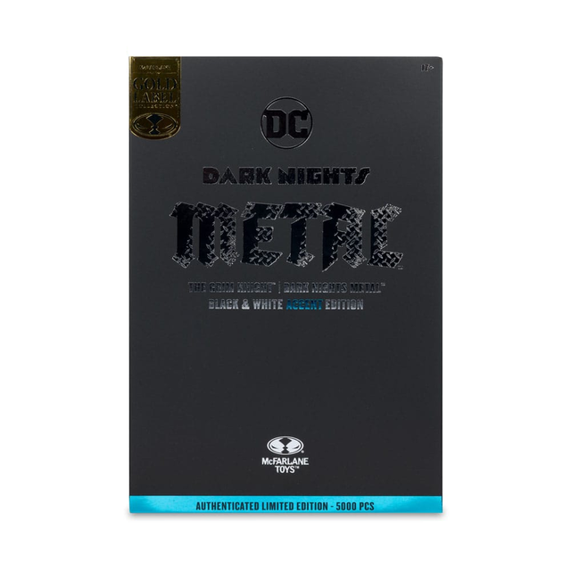 DC Multiverse The Grim Knight (Dark Nights Metal) (Black & White Accent Edition) (Gold Label) 18cm