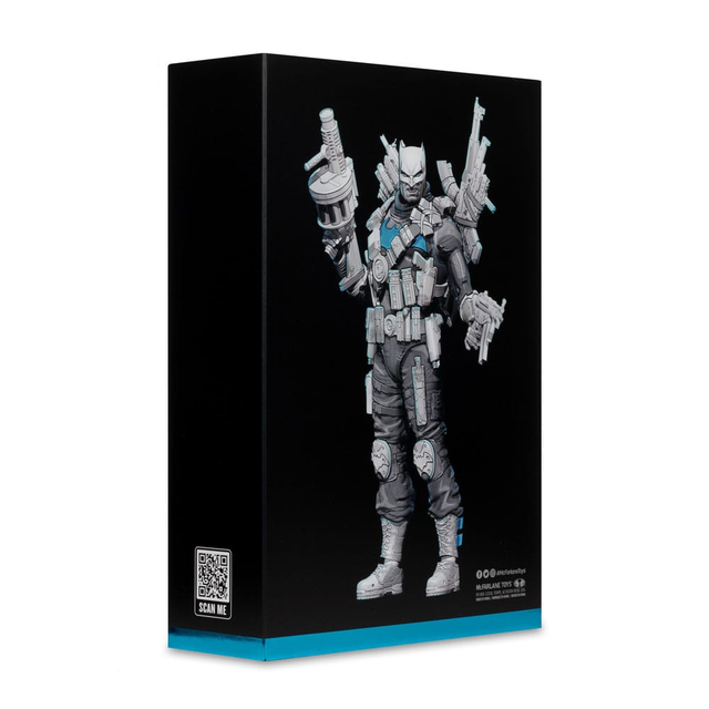 DC Multiverse The Grim Knight (Dark Nights Metal) (Black & White Accent Edition) (Gold Label) 18cm