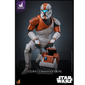 Star Wars: The Clone Wars Action Figure 1/6 Clone Commando Boss Hot Toys Exclusive 30cm