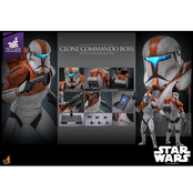 Star Wars: The Clone Wars Action Figure 1/6 Clone Commando Boss Hot Toys Exclusive 30cm