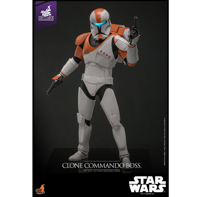 Star Wars: The Clone Wars Action Figure 1/6 Clone Commando Boss Hot Toys Exclusive 30cm