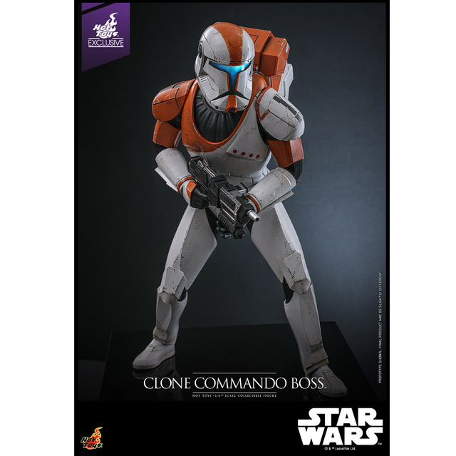 Star Wars: The Clone Wars Action Figure 1/6 Clone Commando Boss Hot Toys Exclusive 30cm