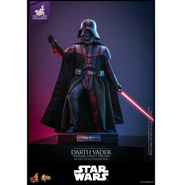 Star Wars Movie Masterpiece Darth Vader (Dueling Effect Version) Hot Toys Exclusive 35cm