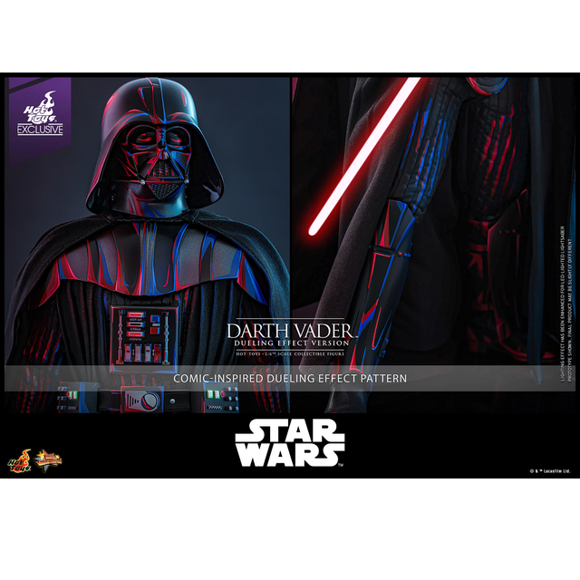 Star Wars Movie Masterpiece Darth Vader (Dueling Effect Version) Hot Toys Exclusive 35cm