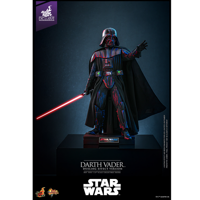 Star Wars Movie Masterpiece Darth Vader (Dueling Effect Version) Hot Toys Exclusive 35cm