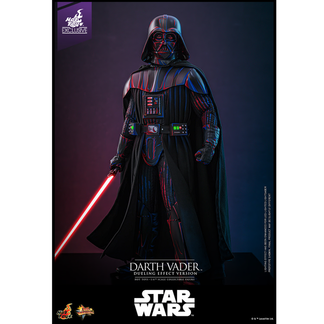 Star Wars Movie Masterpiece Darth Vader (Dueling Effect Version) Hot Toys Exclusive 35cm