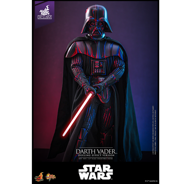 Star Wars Movie Masterpiece Darth Vader (Dueling Effect Version) Hot Toys Exclusive 35cm