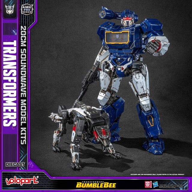 Transformers: Bumblebee AMK Pro Series Plastic Model Kit Soundwave (Oversea Version) 20cm